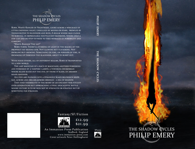 Cover for 'The Shadow Cycles' by Philip Emery , Immanion Press